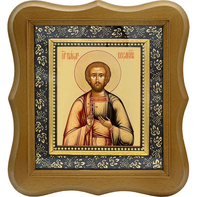 

Павел Кесарийский Святой мученик. Икона на холсте.