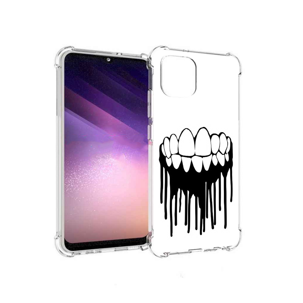 Чехол MyPads Tocco для Samsung Galaxy A03 зубы (PT226903.537.372)