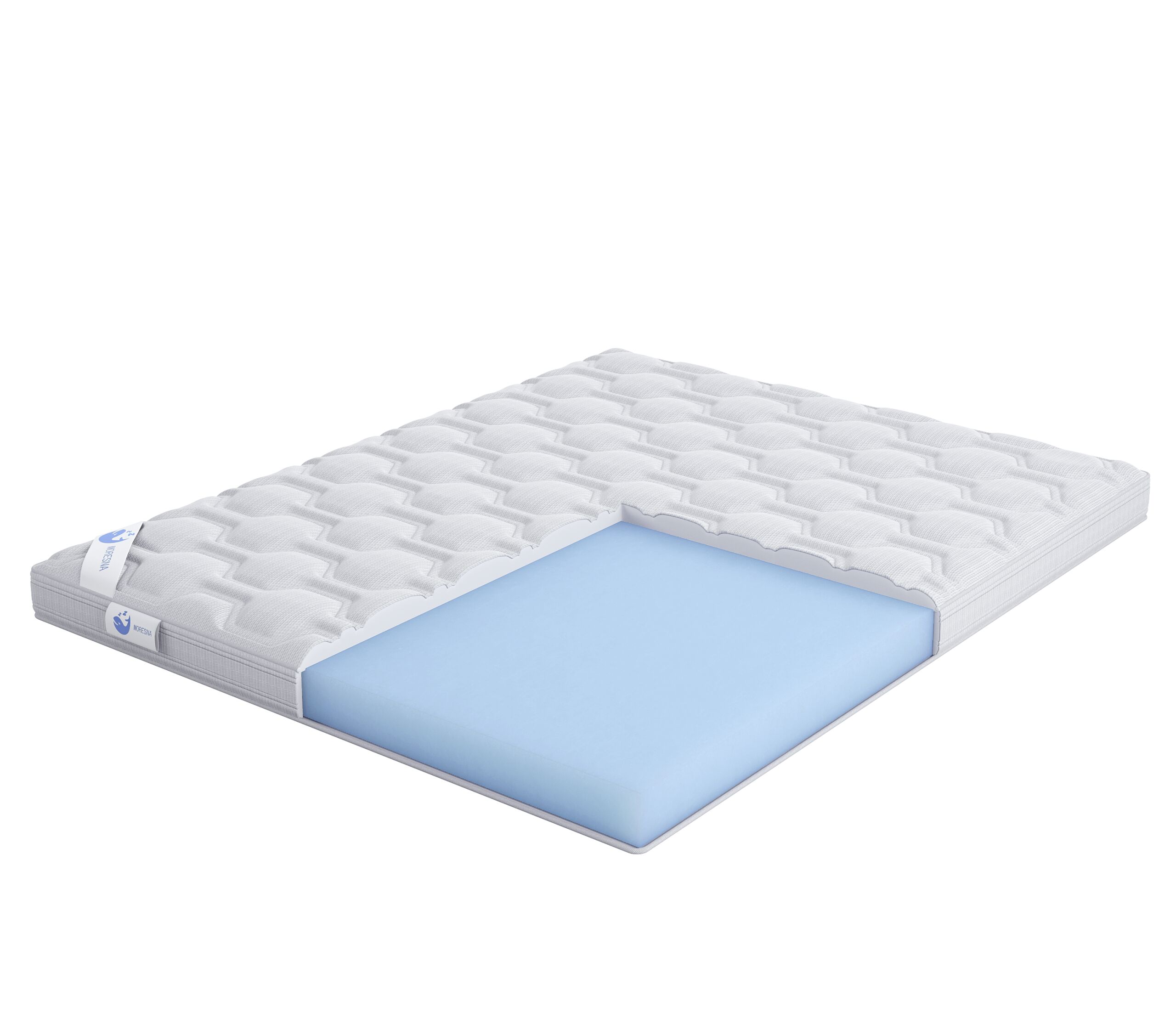 

Матрас Море Сна Эко Standard Foam 120х190, Бежевый;белый;серый;серебристый, Standard Foam