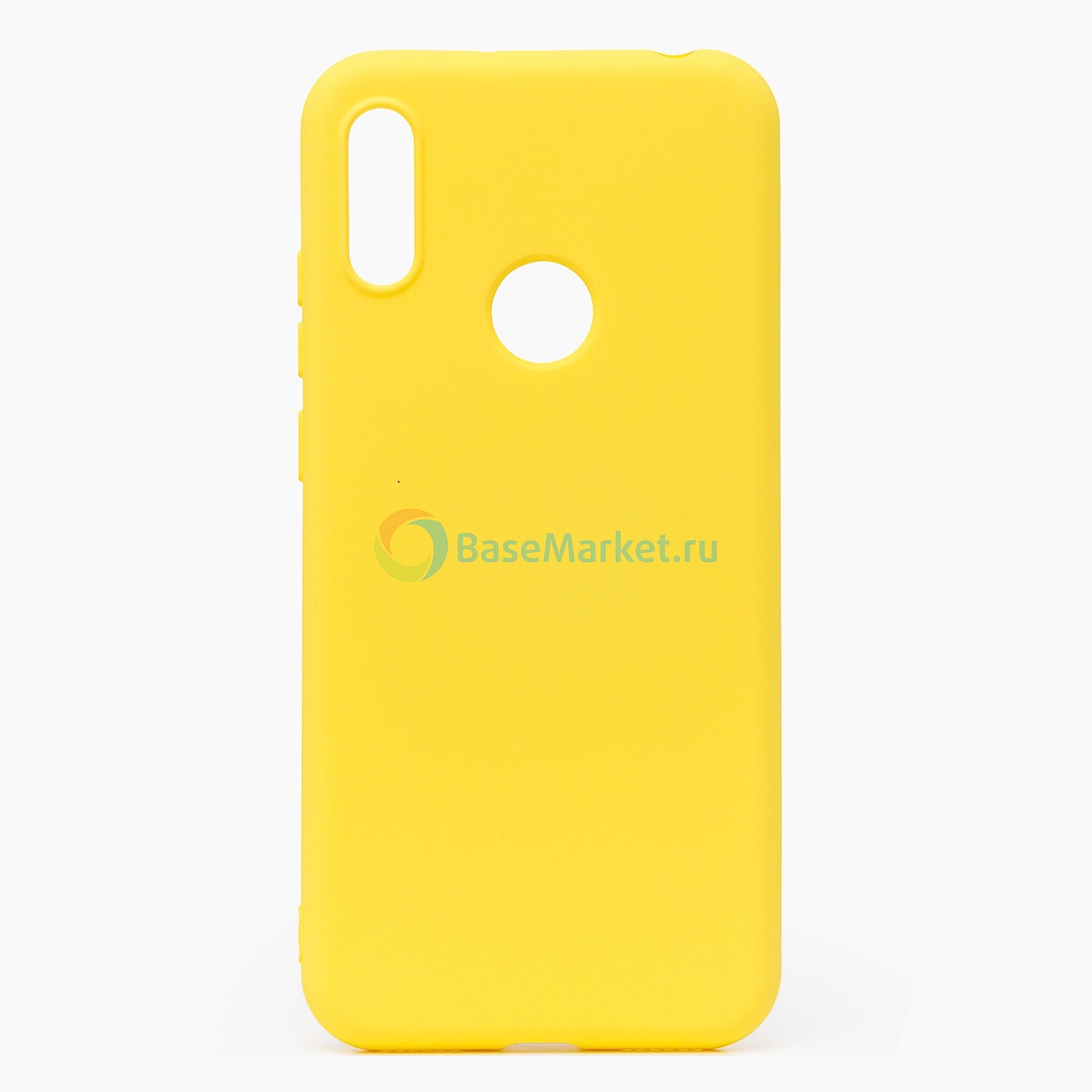 Чехол накладка Activ Full Original Design BaseMarket для Huawei Y6 Pro (2019) (желтый)