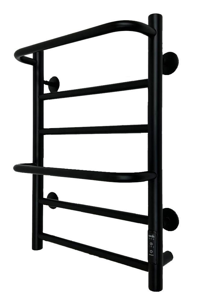 

Полотенцесушитель электрический Grois Gamma GR136 40x60 П6 9005 R Ф32 черный матовый