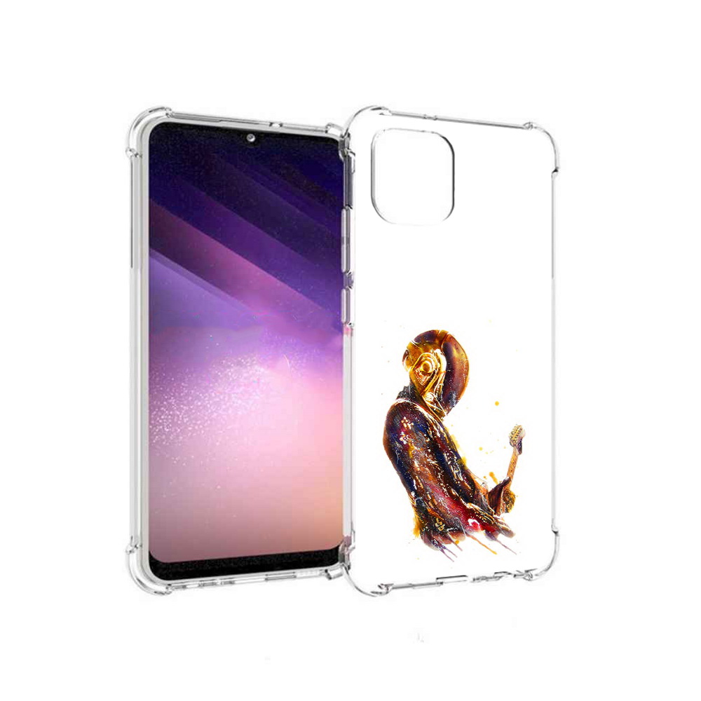 

Чехол MyPads Tocco для Samsung Galaxy A03 космо-музыкант (PT226903.537.393), Прозрачный, Tocco