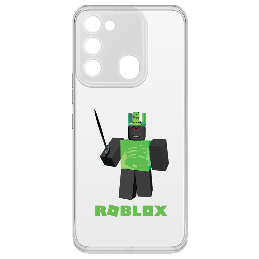 

Чехол-накладка Roblox-1x1x1x1x1 для TECNO Spark 8C, Прозрачный
