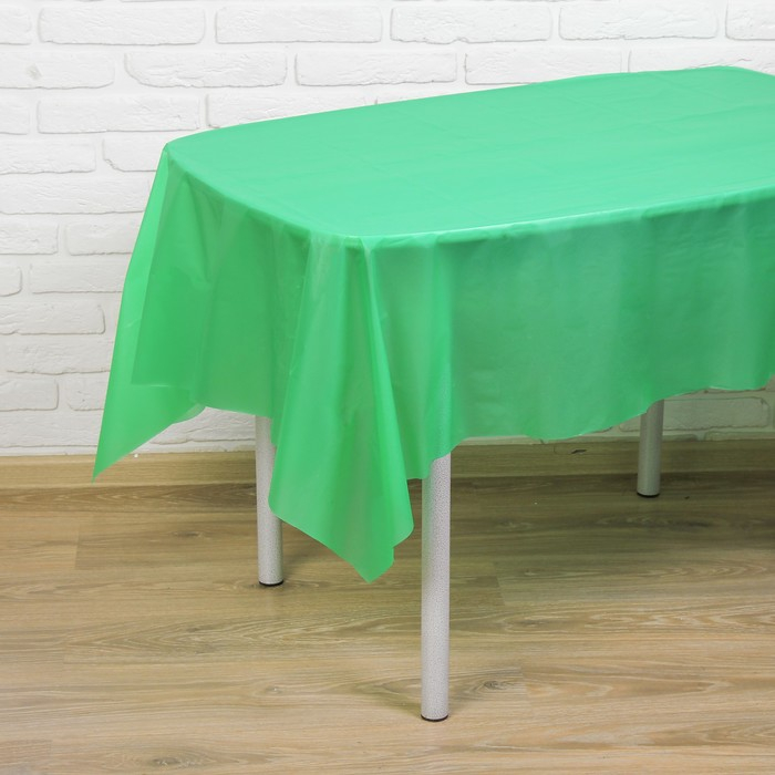 фото Скатерть "праздничный стол", цвет: зеленый, 137х183 см sima-land