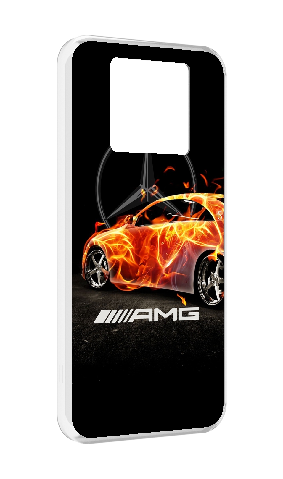 

Чехол MyPads АМГ мужской для Black Shark 3 5G / Black Shark 3S, Прозрачный, Tocco