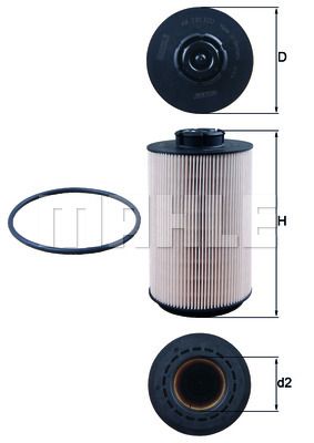 

Фильтр топливный KNECHT KX 230D
