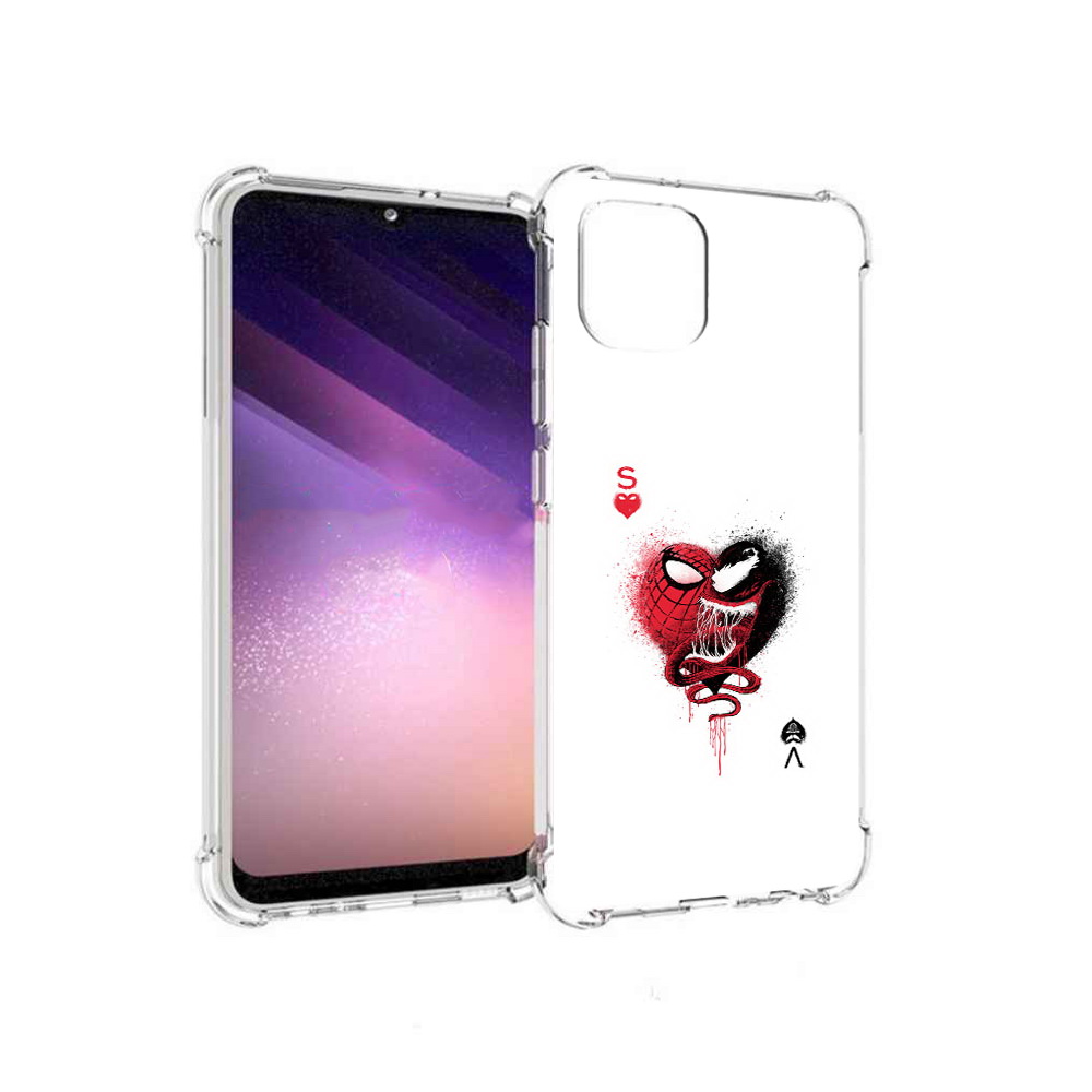 

Чехол MyPads Tocco для Samsung Galaxy A03 Веном (PT226903.537.41), Прозрачный, Tocco