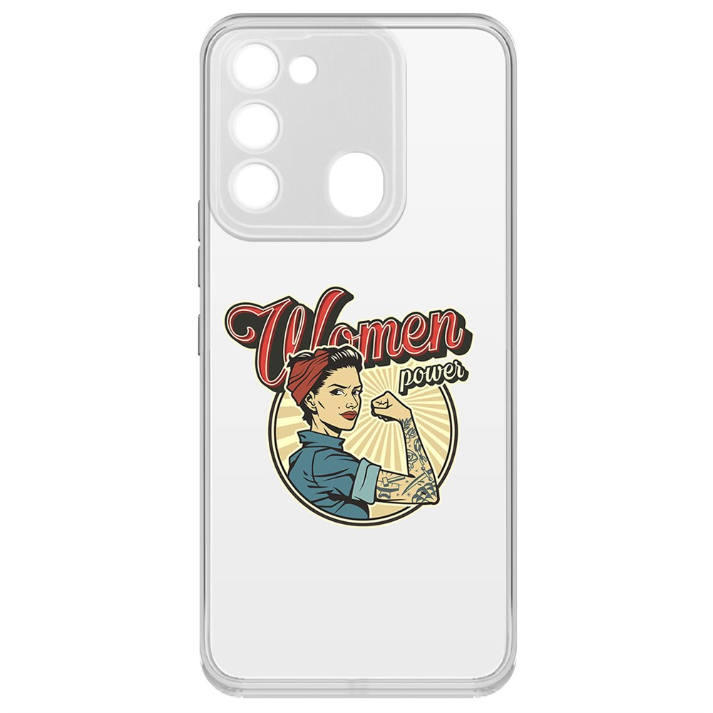 Чехол-накладка Women Power для TECNO Spark 8C