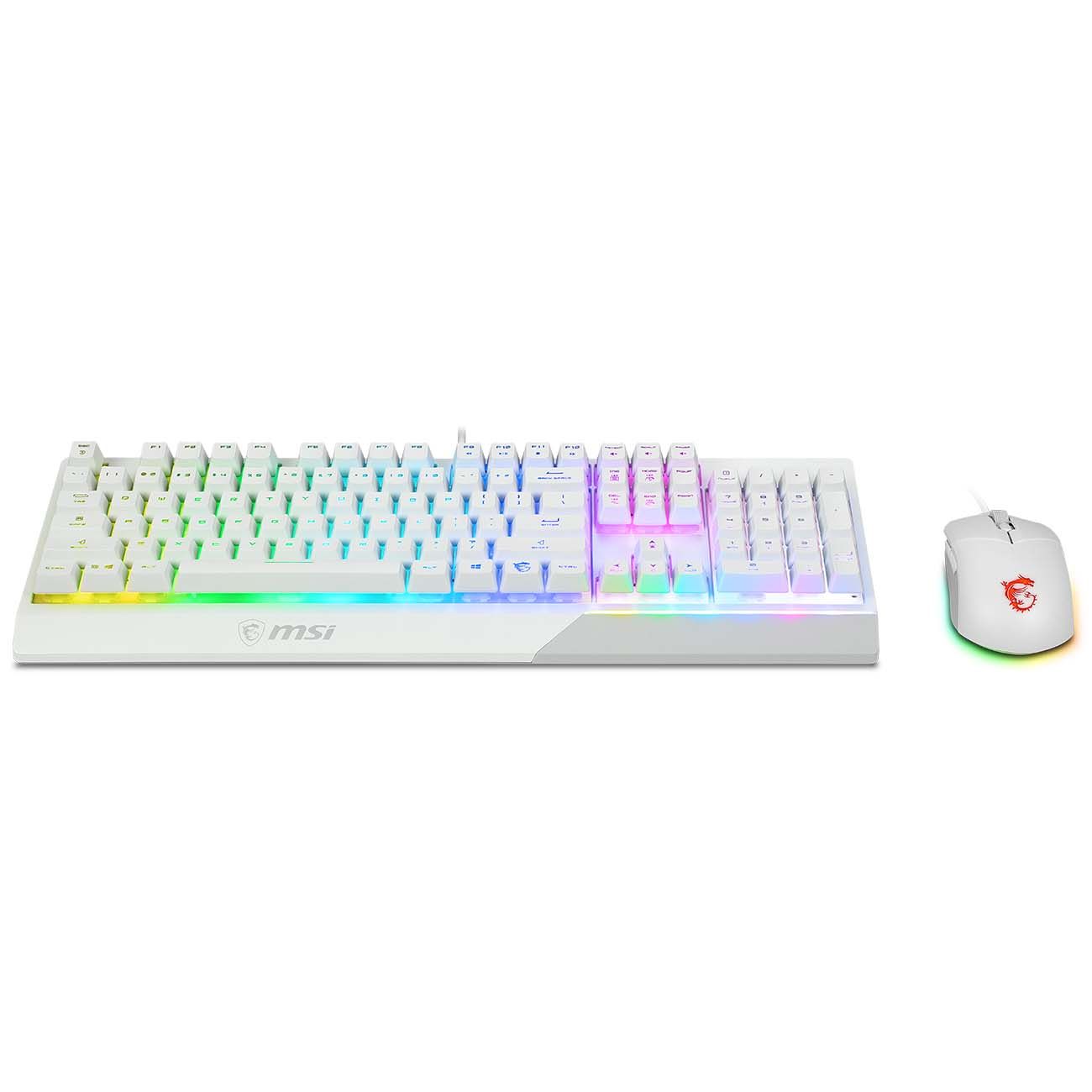 Комплект клавиатура и мышь MSI VIGOR GK30 COMBO White