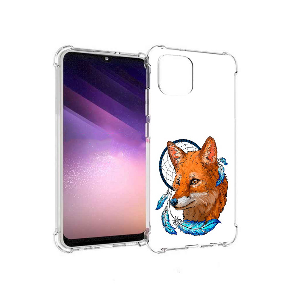 Чехол MyPads Tocco для Samsung Galaxy A03 лиса и ловец снов (PT226903.537.438)