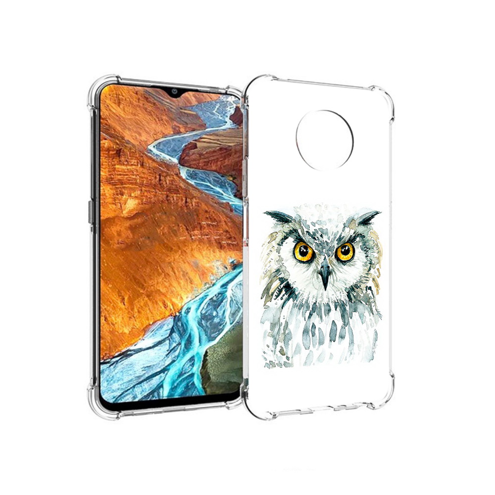 

Чехол MyPads Tocco для Nokia G300 Серьезная сова (PT224563.108.156), Прозрачный, Tocco