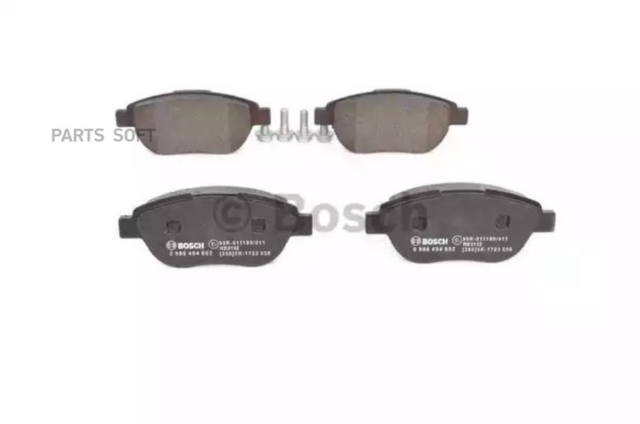

Тормозные колодки Bosch дисковые 986494602
