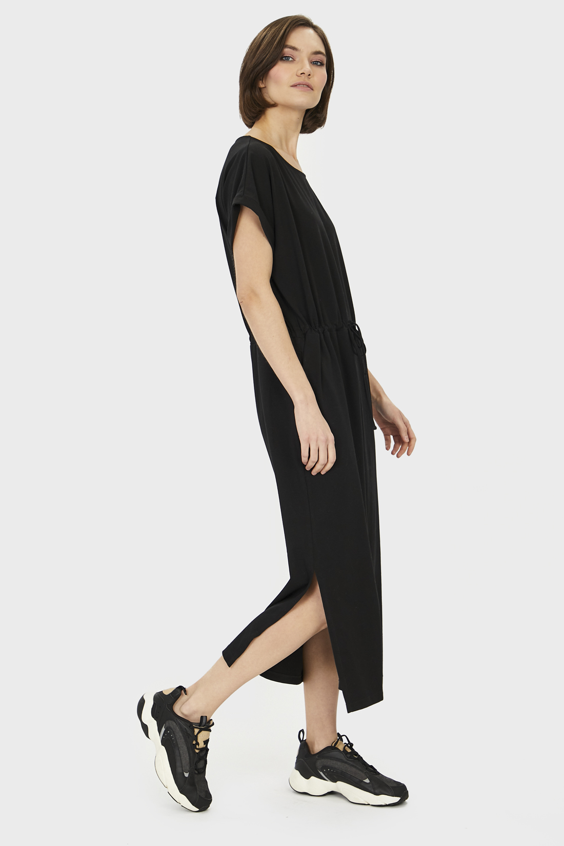 фото Повседневное платье женское baon b451203 черное xl