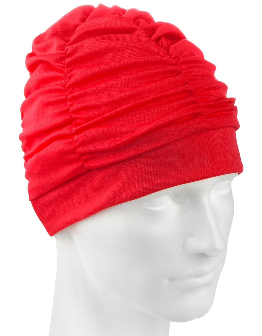 Объемная шапочка для плавания Mad Wave Lux Shower, цвет Красный (05W)