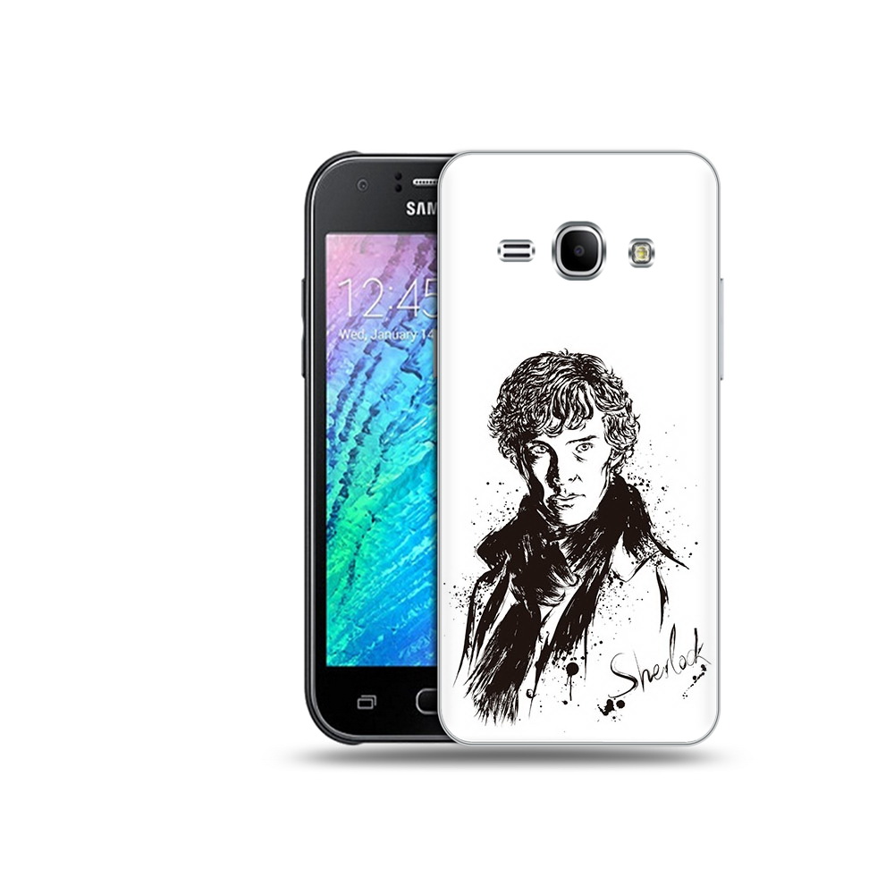 

Чехол MyPads Tocco для Samsung Galaxy J1 шерлок холмс портрет (PT12095.602.698), Прозрачный, Tocco