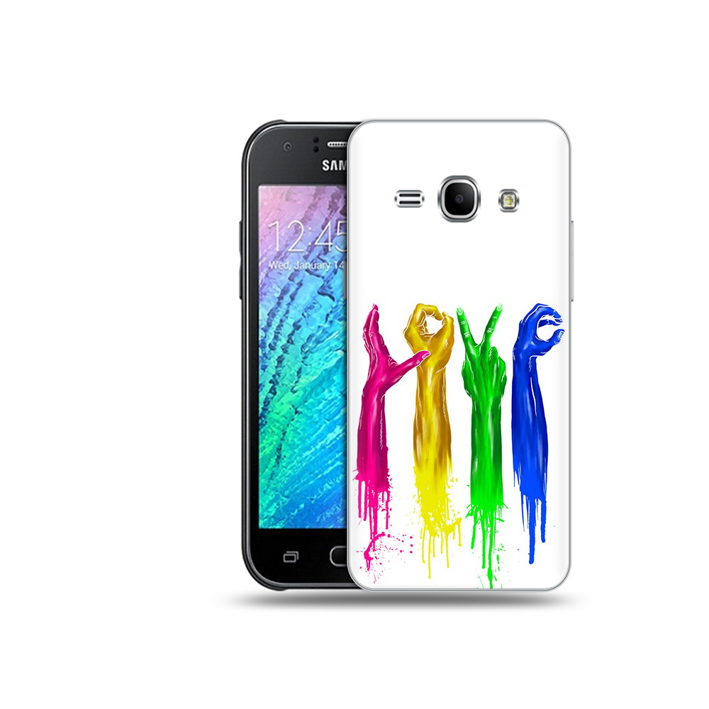 

Чехол MyPads Tocco для Samsung Galaxy J1 яркие руки love (PT12095.602.707), Прозрачный, Tocco
