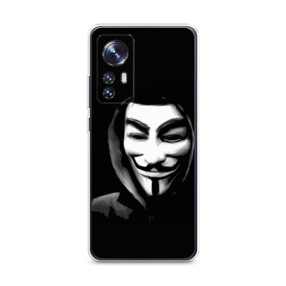 

Чехол Awog на Xiaomi 12S "Анонимус", Белый;черный, 316050-5