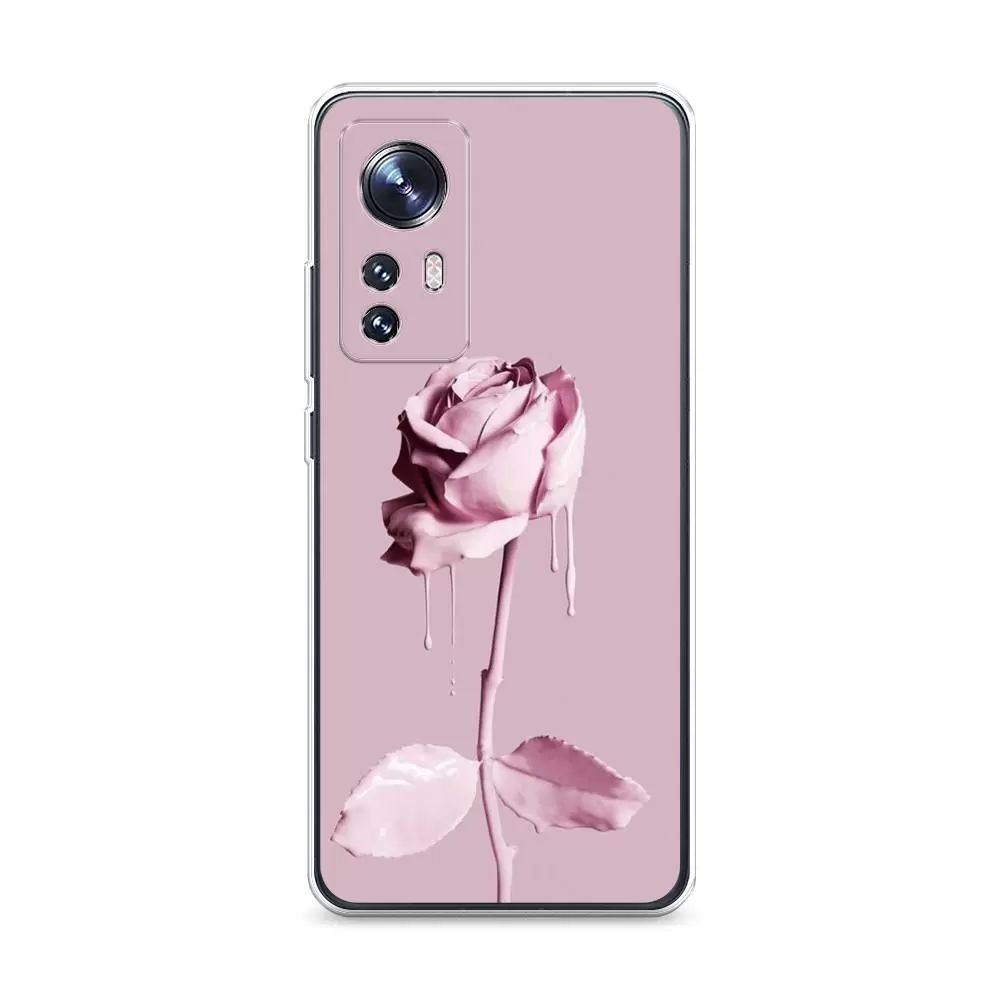 

Чехол Awog на Xiaomi 12S "Роза в краске", Розовый, 316050-8