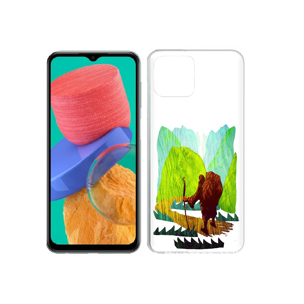 Чехол MyPads Tocco для Samsung Galaxy M33 Лесная тропа (PT227322.603.106)