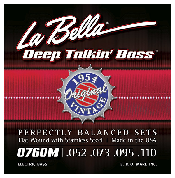 фото Струны для бас-гитары la bella 0760m deep talkin bass