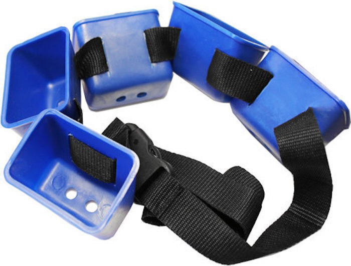 фото Пояс тормозной udm break belt для плавания, цвет синий strechcordz