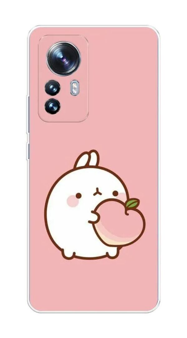 

Чехол Awog на Xiaomi 12S "Кролик с персиком", Разноцветный, 316050-1