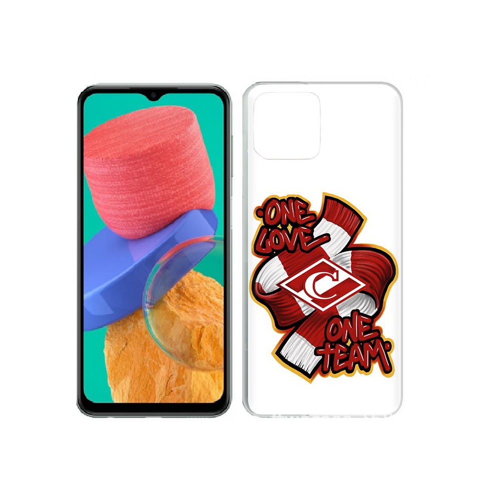 

Чехол MyPads Tocco для Samsung Galaxy M33 Одна любовь-Спартак (PT227322.603.126), Прозрачный, Tocco