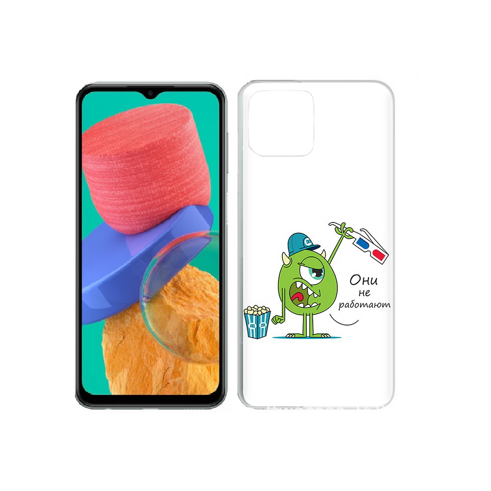 

Чехол MyPads Tocco для Samsung Galaxy M33 Очки не работают (PT227322.603.129), Прозрачный, Tocco