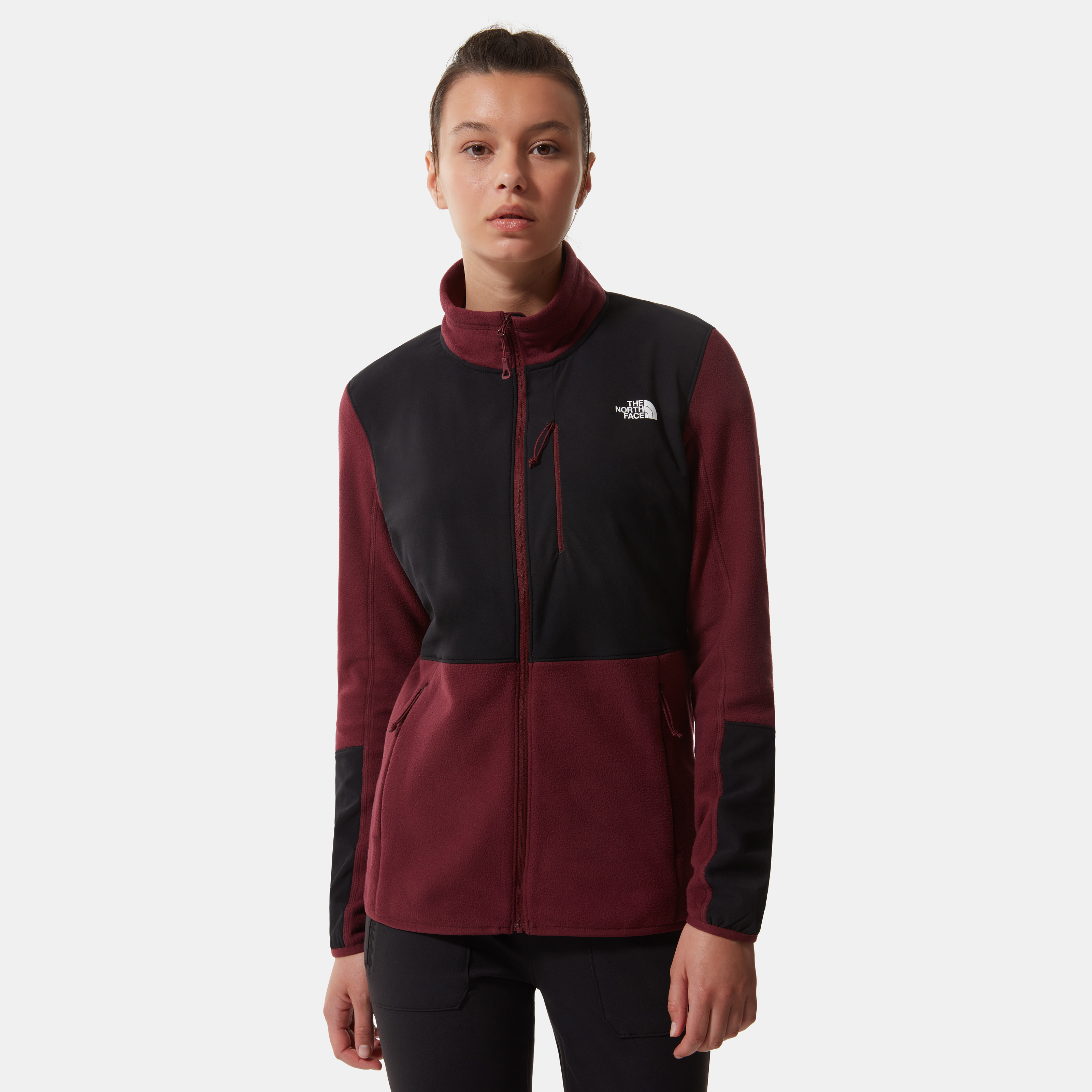 фото Толстовка женская the north face ta5ihu19s бордовая xs