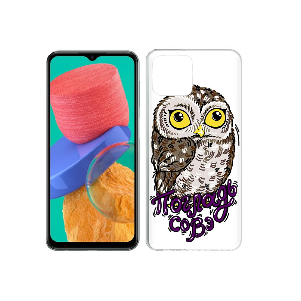 

Чехол MyPads Tocco для Samsung Galaxy M33 Погладь Совэ (PT227322.603.136), Прозрачный, Tocco
