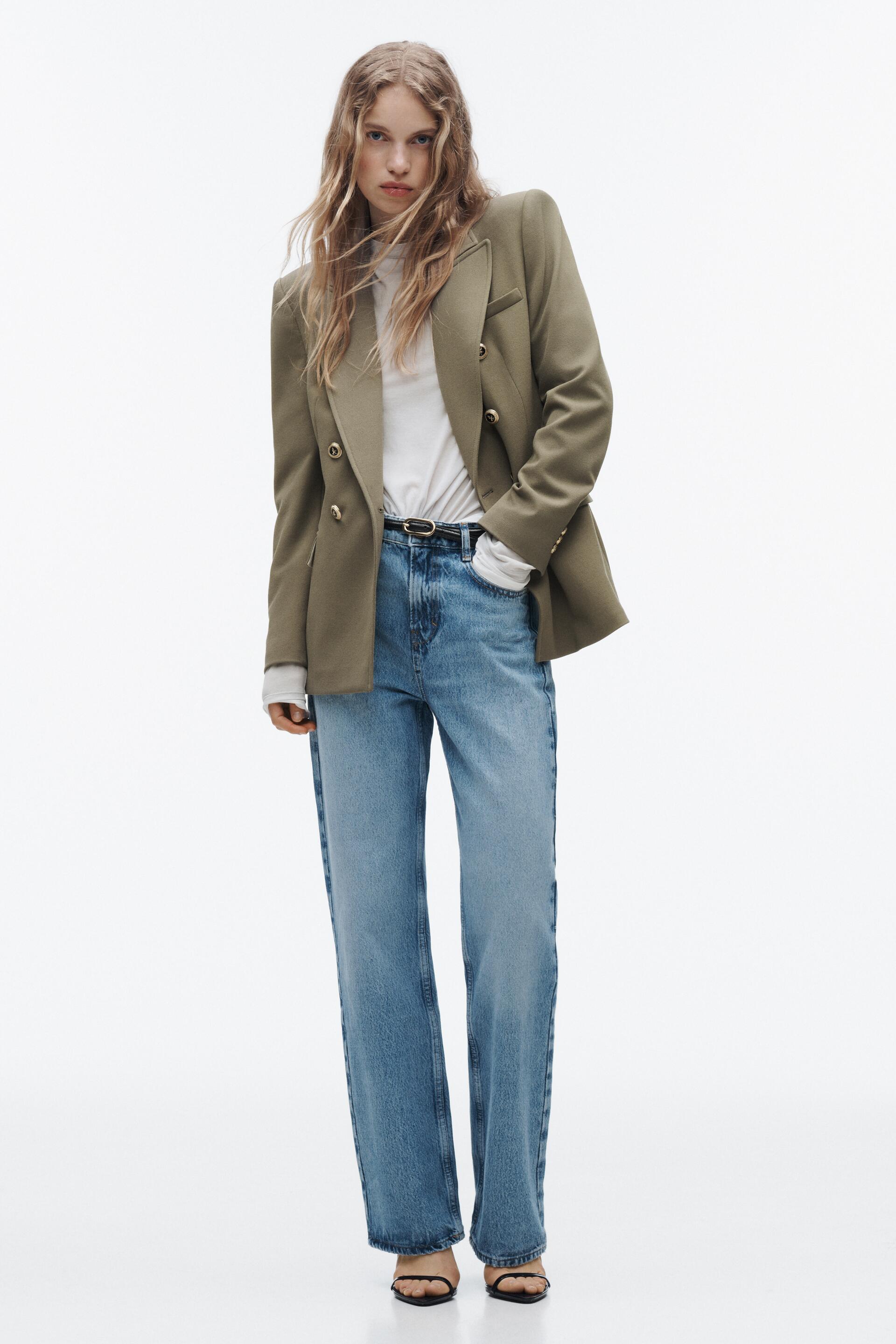 

Пиджак женский ZARA 02210646 хаки S (доставка из-за рубежа), 02210646