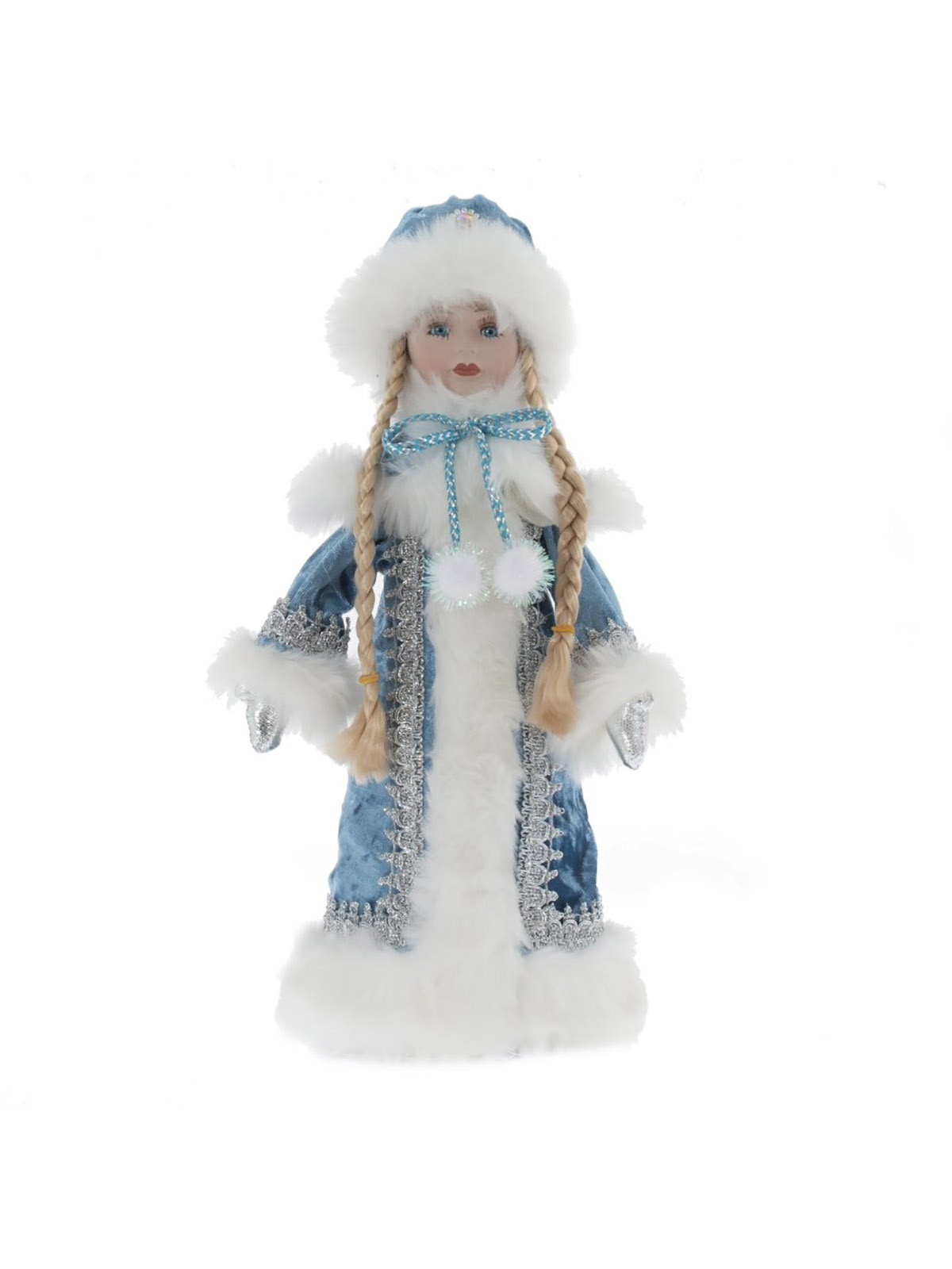 

Новогодняя фигурка Снегурочка Remecoclub 722237]REM 1 шт., Голубой;белый