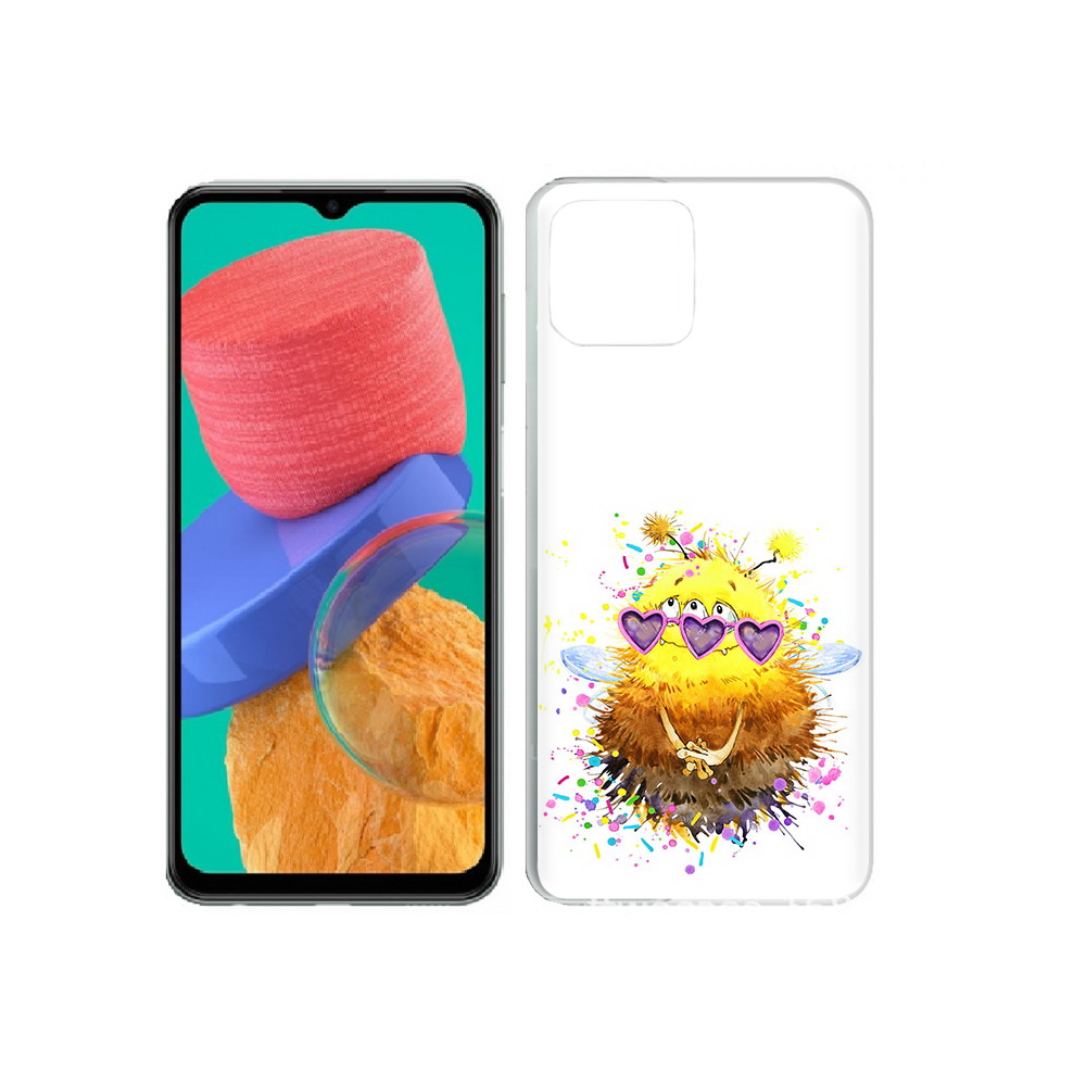 

Чехол MyPads Tocco для Samsung Galaxy M33 Пушитый шмель (PT227322.603.143), Прозрачный, Tocco