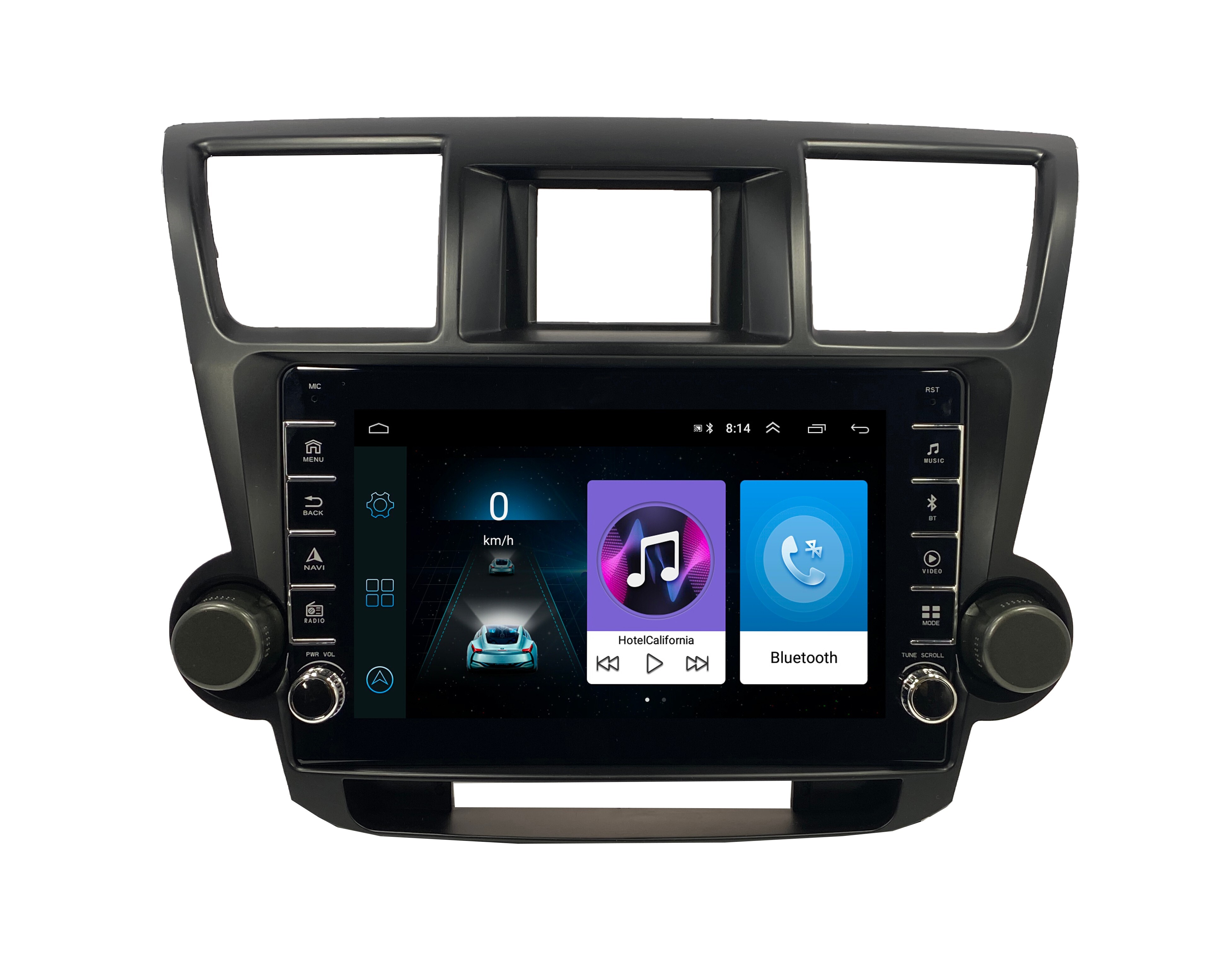 Автомагнитола ANDROID Toyota Highlander 2008-2014 Android 12 216GB с крутилками Муль 1987900₽