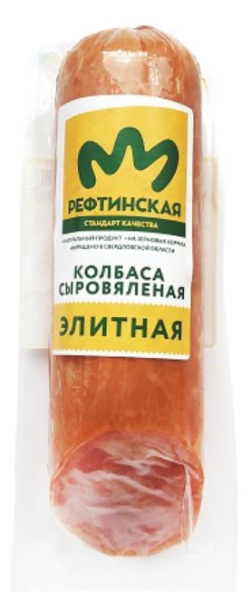 

Колбаса Рефтинская Элитная сыровяленая сорт экстра 230 г