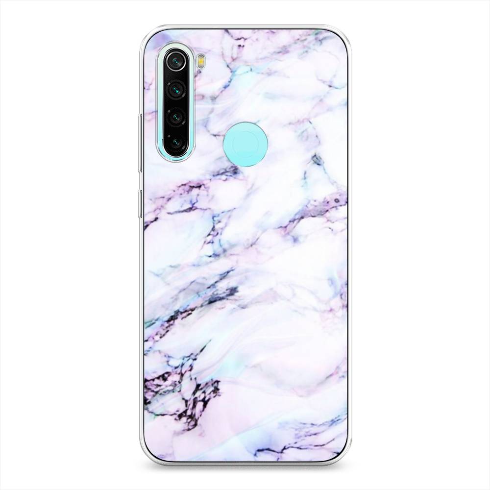 

Чехол на Xiaomi Redmi Note 8 "Радужный мрамор", Серый;фиолетовый, 36550-3