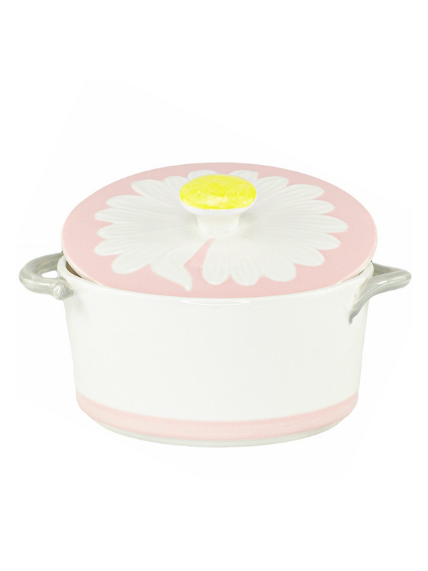 фото Кастрюля с крышкой flore white lenardi 1,6 л 133-189