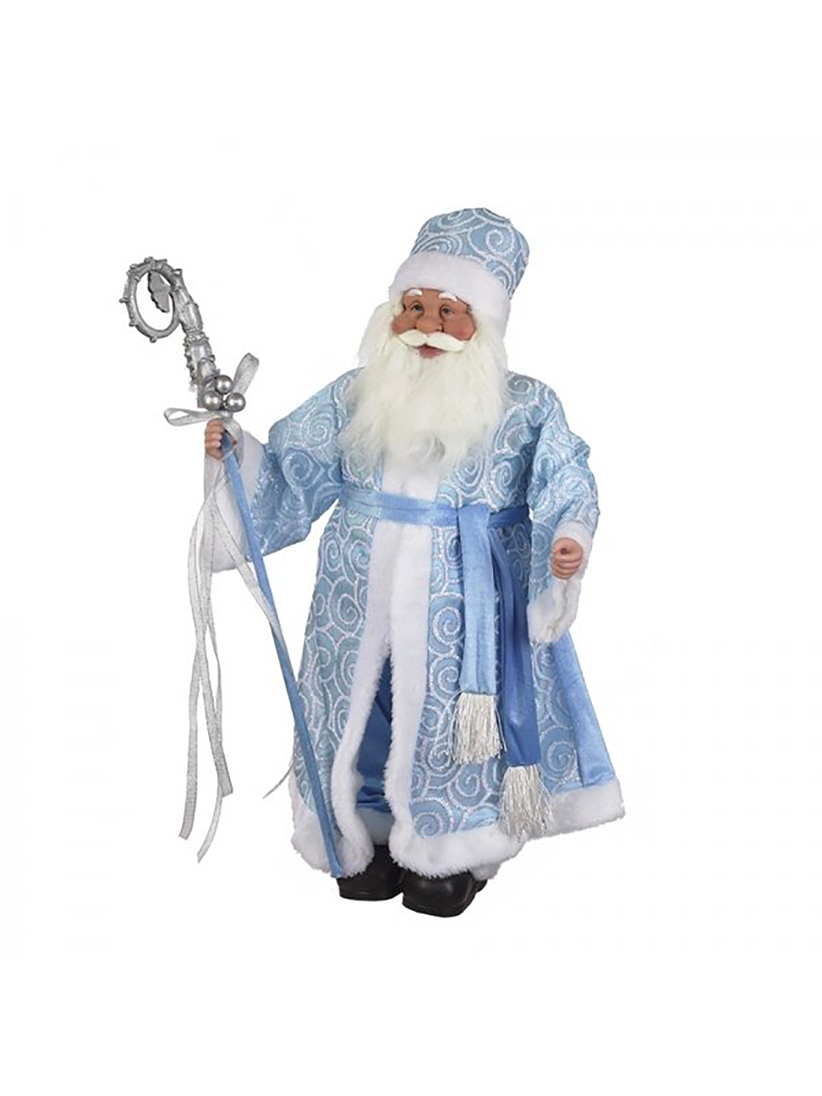 

Новогодняя фигурка Remecoclub Дед Мороз 722304]REM 33x16x61 см, Голубой;белый, Дед Мороз