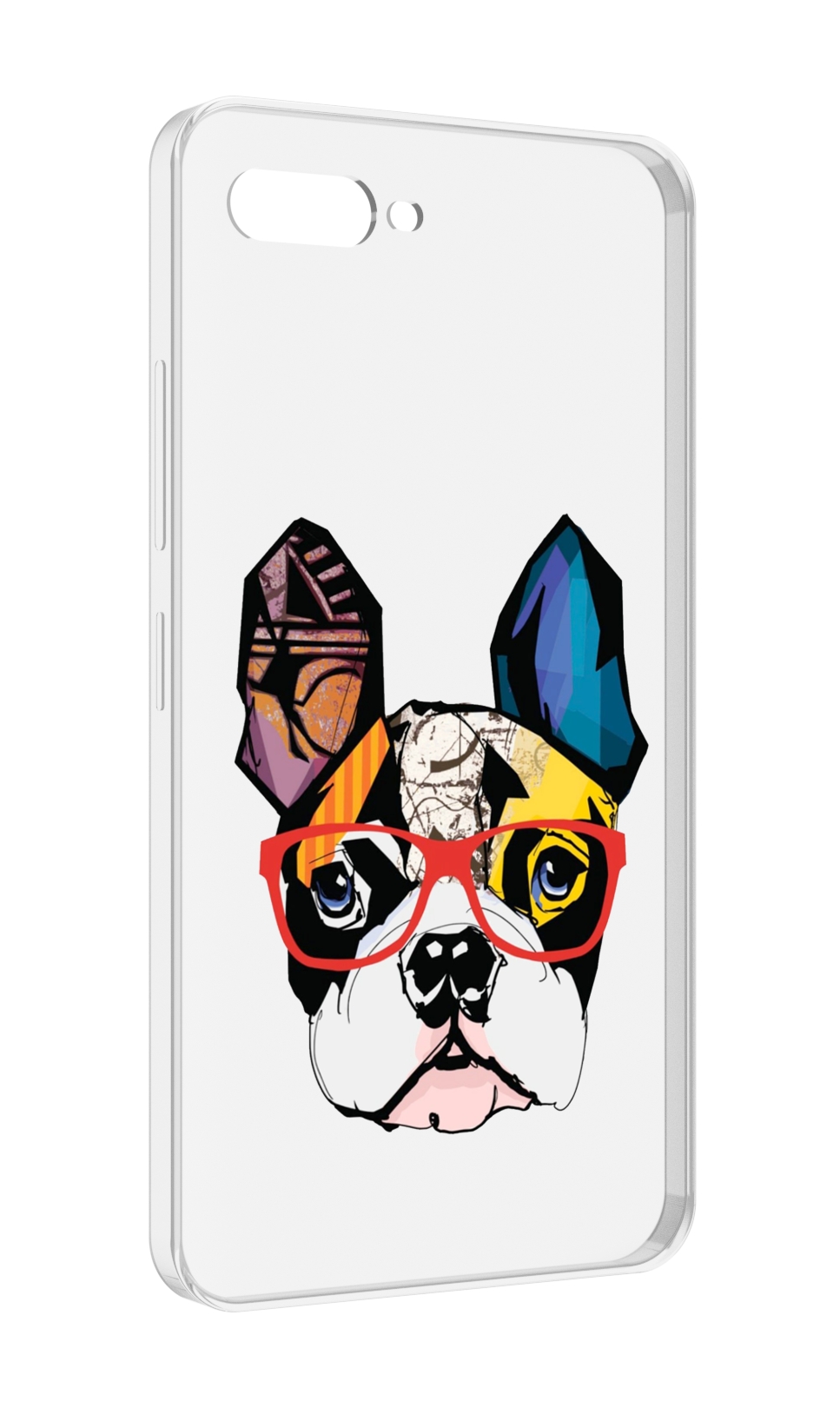 

Чехол MyPads Мопс-в-очках для ITEL A25 / ITEL A25 Pro / ITEL A35, Прозрачный, Tocco