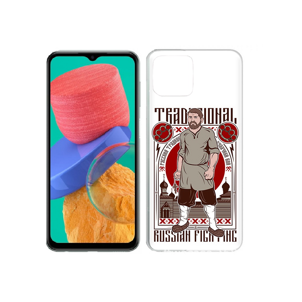 

Чехол MyPads Tocco для Samsung Galaxy M33 Традициональный мужчина (PT227322.603.173), Прозрачный, Tocco