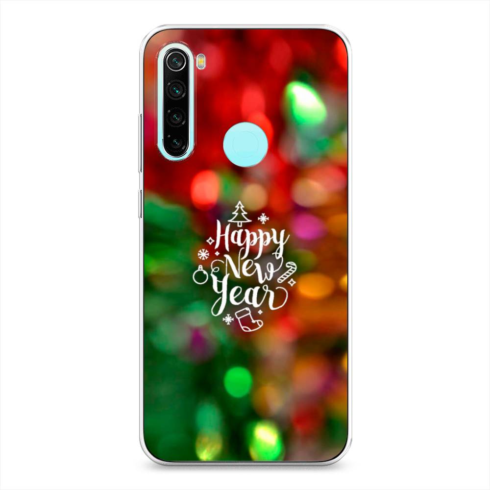

Чехол на Xiaomi Redmi Note 8 "Новый Год на елке", Зеленый;красный;желтый, 36550-5