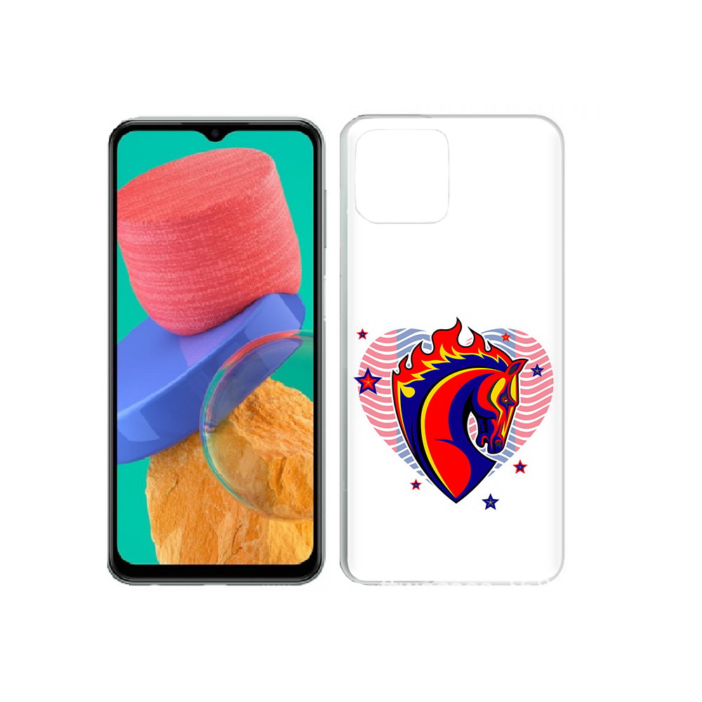 

Чехол MyPads Tocco для Samsung Galaxy M33 ФК ЦСЛ Лошадь (PT227322.603.180), Прозрачный, Tocco