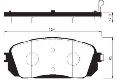 

Комплект тормозных колодок SANGSIN BRAKE SP1191