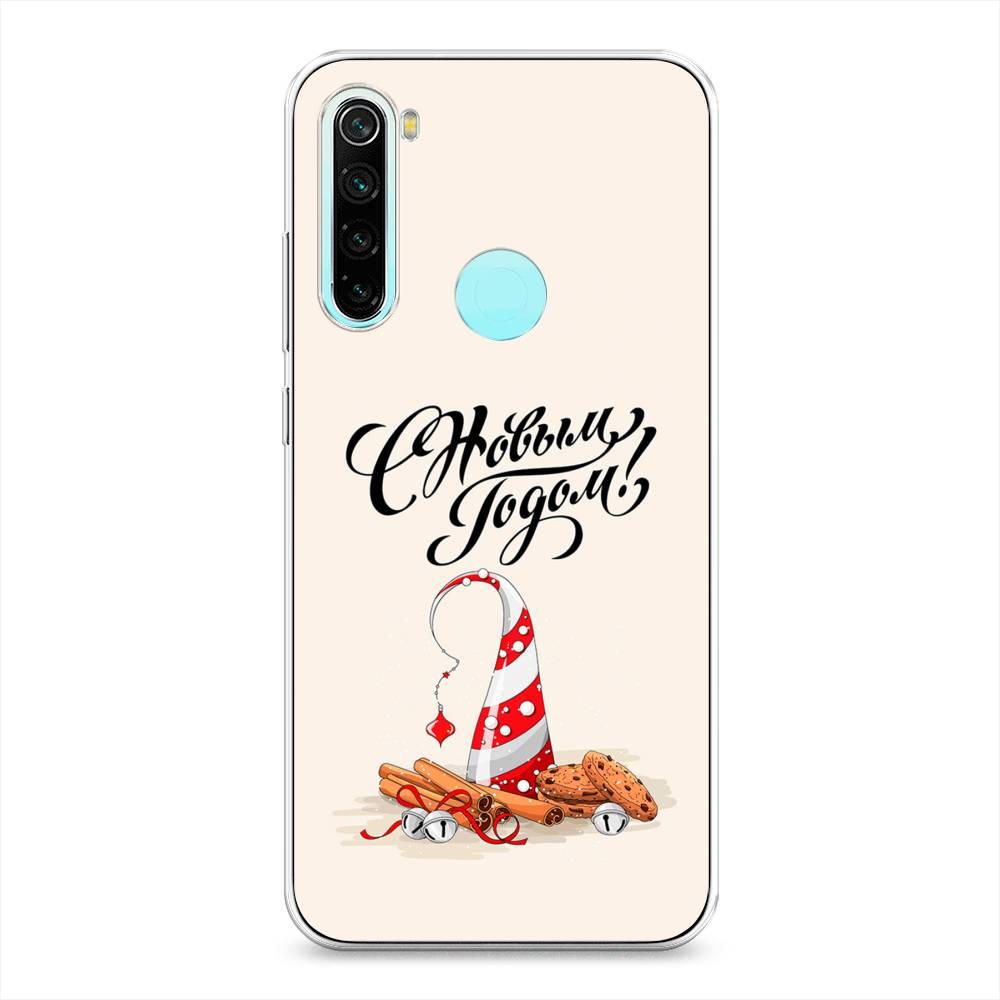 

Чехол на Xiaomi Redmi Note 8 "Подарки на Новый Год", Бежевый;красный;черный, 36550-5
