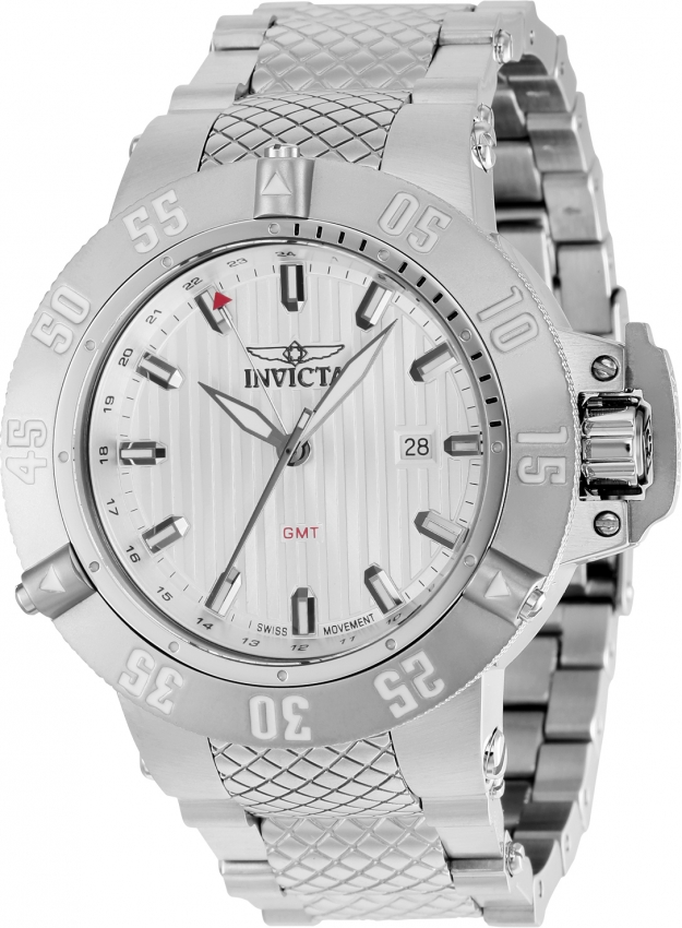 

Наручные часы мужские INVICTA 37211 серебристые, 37211