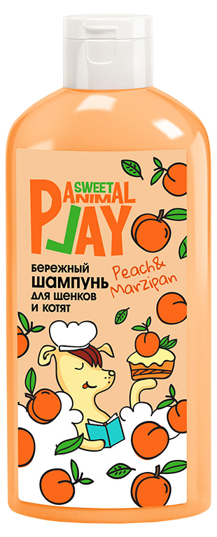 Шампунь для щенков и котят Animal Playперсик и марципан 300 мл 150₽