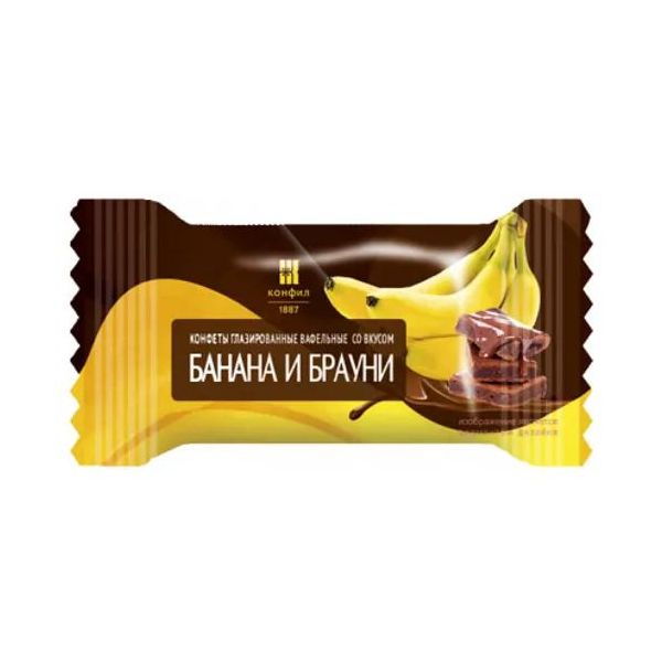 

Конфеты Конфил со вкусом банана и брауни 500 г