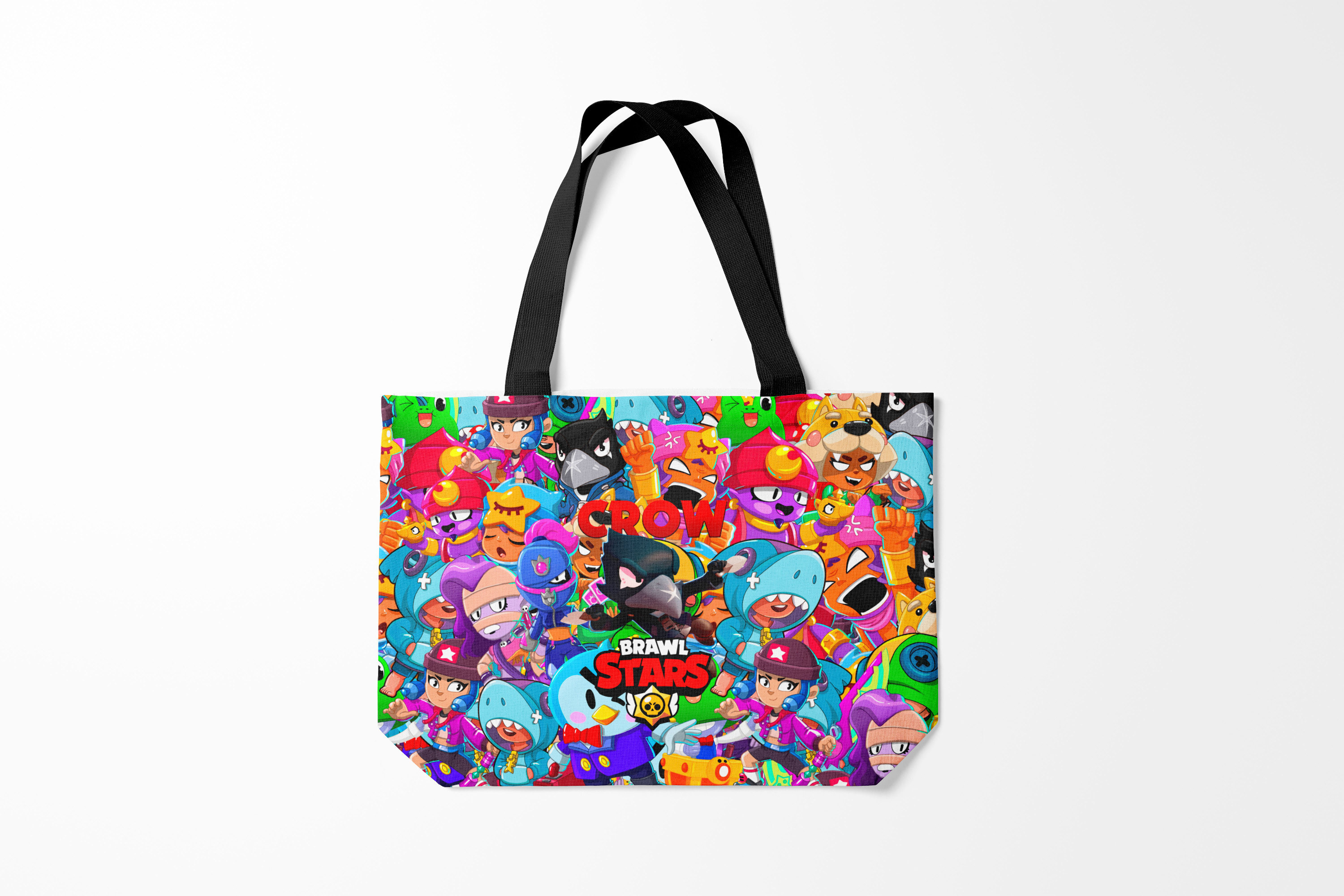 

Сумка шoппер унисекс Burnettie Brawl Stars CROW, разноцветный, Brawl Stars CROW