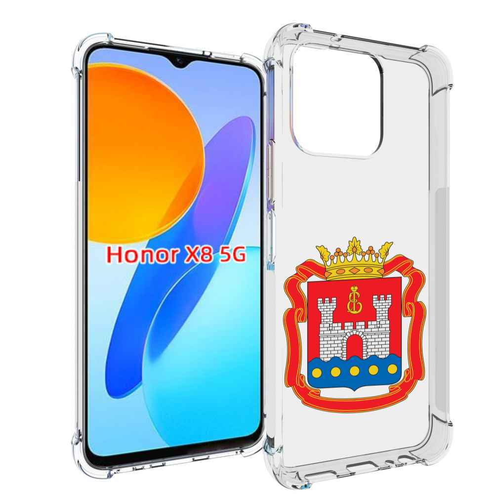 

Чехол MyPads герб-калининградская-область для Honor X8 5G, Прозрачный, Tocco