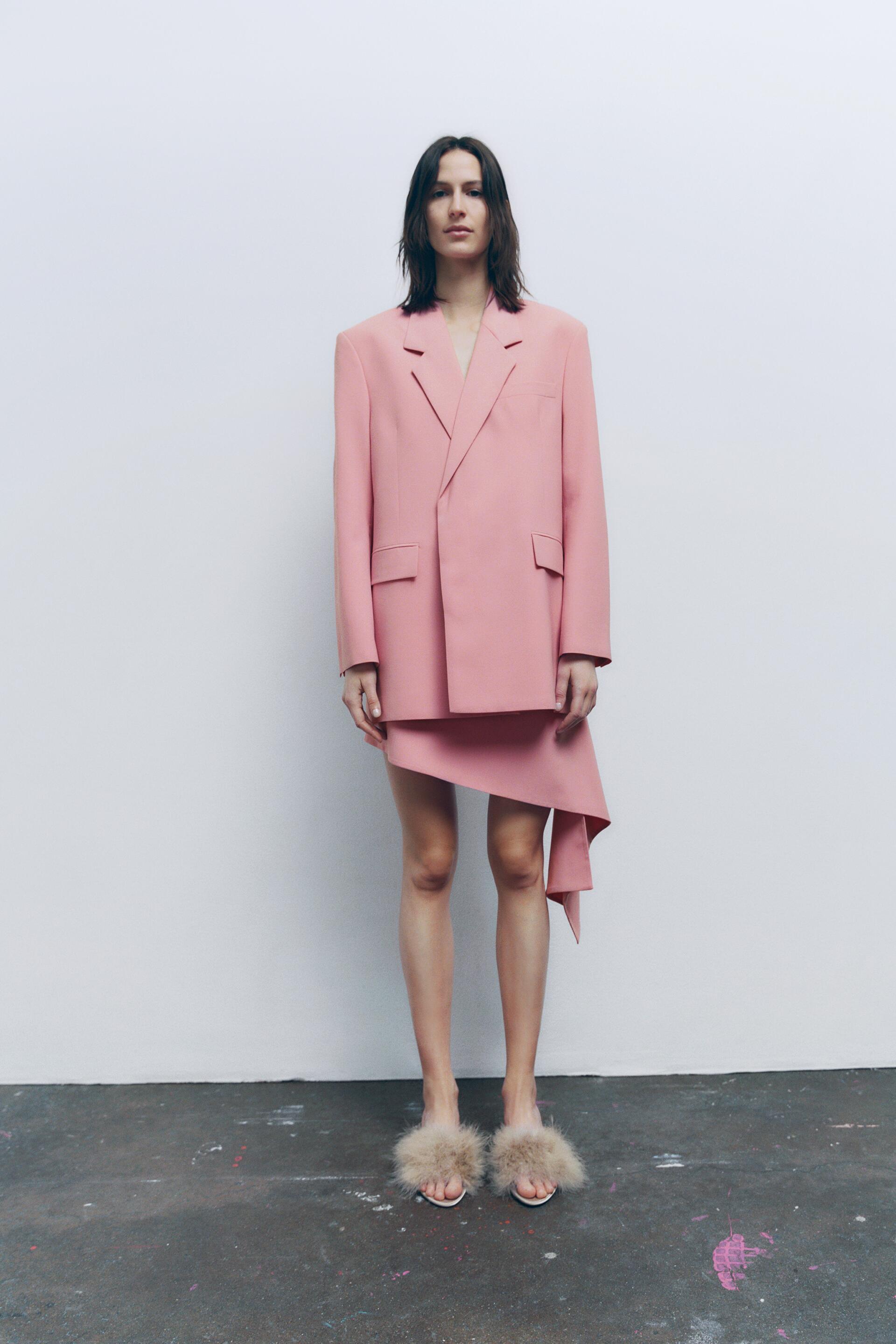 

Блейзер женский ZARA 02249457 розовый M/L (доставка из-за рубежа), 02249457